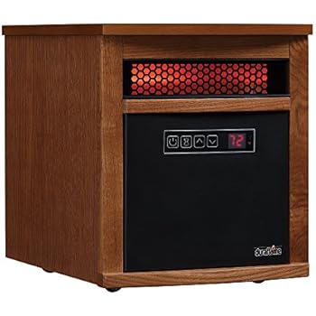 Duraflame 9HM8101-O142 Portable Electric Infrared Quartz Heater, Oak