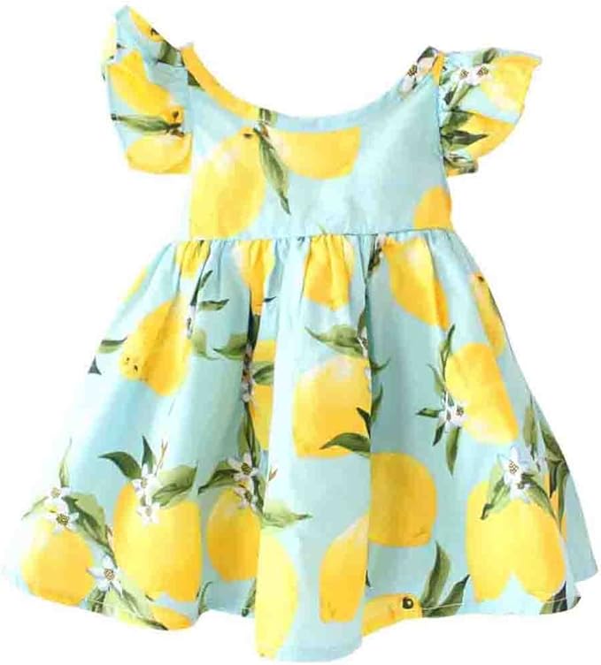lemon baby dress