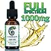 Full Spectrum Hemp Extract Oil for Anxiety | Pain Relief | Sleep Support - 1000mg Mint. Organic Hemp | Tastes Amazing | Non GMO | Grown in USA - 30mL