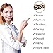 MELERIO Copper Compression Socks Men Women 4 Pairs 15-20 mmhg Comfortable Circulation for Edema Varicose Veins and Anti-Fatigue