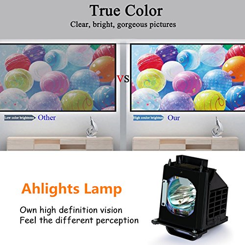 Ahlights 915B403001 Replacement Lamp with Housing For Mitsubishi TV