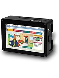 3.5-inch 60+ fps 800x480 High Resolution iUniker HD Raspberry Pi Screen High Speed TFT Display Shield With CNC Aluminum Alloy Case For Raspberry Pi 3 Model B, Pi 2 Model B & Pi Model B+