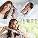 Liaboe Hair Curler, Hair Straightener, 2 in 1 Ceramic Curling Iron and Flat Iron for All Hair Types Anion Hair Care, Adjustable Temperature, Universal 110V-240V Voltage (Glove Included)