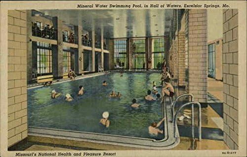 Mineral Water Swimming Pool In Hall Of Waters Excelsior Springs Missouri Mo Original Vintage Postcard At Amazon S Entertainment Collectibles Store