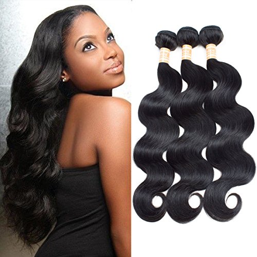 Alica Human Hair Body Wave Brazilian Virgin Hair 3 Bundles Human Hair Weave Bundles 300g (22