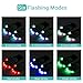 LED Skeleton Gloves ZOETOUCH Finger Lights 6 Modes Rave Gloves Party LED Lighted Gloves For Halloween Costume Christmas Dance Dubstep Party Birthday