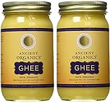 100% Organic Ghee from Grass-fed Cows, 16oz (Pack of 2)