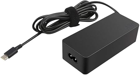 Amazon Com Lenovo 65w Usb Type C Ac Adapter 4xm With 2 Prong Power Cord Included Black In The Original Retail Packaging Computers Accessories