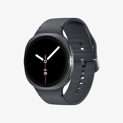 Samsung Galaxy Watch8, 44mm, Bluetooth, Galaxy AI, Smartwatch, Processador de 3 NM, Assistente de Saúde e Sono, Rastreamento Esportivo, 3 anos de garantia + 1 ano extra, cinza escuro (versão espanhola)