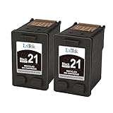 LxTek Remanufactured Ink Cartridge Replacement For HP 21 (2 Black) C9351AN Compatible With DESKJET 3910 DESKJET 3920 DESKJET 3930 DESKJET 3940DESKJET D1311 DESKJET D1320 DESKJET D1360 DESKJET D1415 DESKJET D1445 DESKJET D1520 DESKJET D2320 DESKJET F2120 DESKJET F2128 DESKJET F2140DESKJET F2210 DESKJET F300 DESKJET F4135 DESKJET D1368 FAX 1250 FAX 3180 OFFICEJET 4315 OFFICEJET J3608 OFFICEJET J3625 OFFICEJET J3640 OFFICEJET J3650 OFFICEJET J3680 PSC 1410