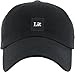 KBSV-037 BLK Lit Patch Dad Hat Baseball Cap Polo Style Adjustable