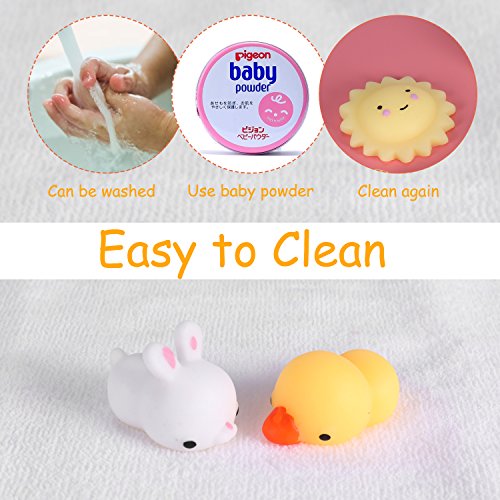 16 Pcs Mochi Squishy Toys,Outego Party Favors for Kids Mochi Squishies Mini Squishys Mini Squeeze Funny Toy Soft Stress and Anxiety Relief Toys Random Color