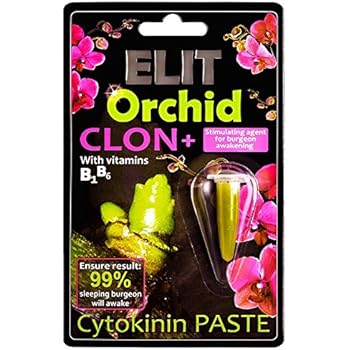 ELIT ORCHID CLON+ Cytokinine Cloning paste, Stimulating Agent for Burgeon Awakening with Vitamins B1 and B6 for Orchids and many other flowers.