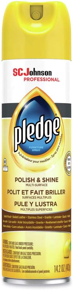 Amazon Com Pledge Polish And Shine Multiple Purpose Cleaner Lemon 14 2 Oz 6 Carton 301168 Kitchen Dining Amazon Com Pledge Polish And Shine Multiple Purpose Cleaner Lemon 14 2 Oz 6 Carton 301168 Kitchen Dining