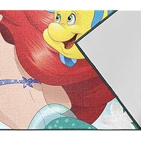 Disney The Little Mermaid Besties Kids Room Rug - Large Area Rug Measures 4 x 5 Feet - Features Flounder (Offical Disney… 51iEshLGmkL