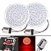 LX-LIGHT Pair 2'' 1156 Rear Led Turn Signal Lights Compatible with Dyna Sportster Softail Road Street Glide Road King Cruiser Turing Yamaha Honda Kawasaki Chopper Motorcycles