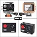 Aokon 4K Action Camera ARC100 12M Ultra HD Underwater Waterproof WiFi Sports Digital Video Camera with 2.0 LCD 2 Batteries Remote Control 170 Wide Angle Lens and Full Accessories Kits