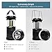 PACEARTH 2 Pack Camping Lantern Foldable LED Lamp New COB Technology Magnetic Base Portable Survival Kits Weather Resistant Storm Lights with Spotlight for Emergency, Tornado, Outage with 6 Batteries