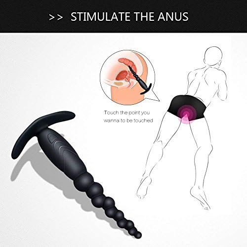Rechargeable Ví'bránting Análes P'róstˉatå Másságer Men Ṃásˉtῡrbˉátor Análes Plug Análes Ví'brántor Silicone Male Adúllt Six Toys for Men