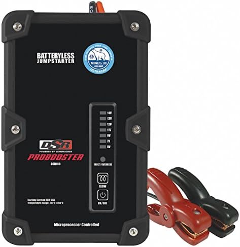 DSR PROSERIES DSR108 Jump Starter, 3-5/8 in. H, 8 AWG