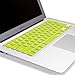Kuzy Compatible with MacBook Pro Keyboard Cover 2023 2022 14 inch A2779 A2442-16 inch A2780 A2485 M1 Silicone MacBook Air M2 Keyboard Cover A2681 13.6 inch MacBook Air Keyboard Cover Skin, Yellow