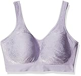 BALI Women's Comfort Revolution Shaping Wirefree, Amethyst Quartz Floral, 2X Large
