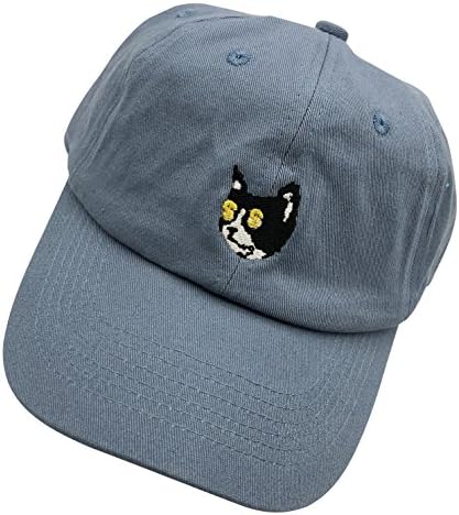 XYH Golf Cat Dad hats Baseball Cap Embroidered Adjustable Snapback Cotton Unisex Denim
