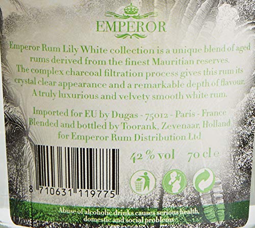 Emperor Mauritian LILY WHITE Rum (1 x 0.7 l) – Bild 8