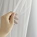 Best Home Fashion Mix & Match Tulle Sheer Lace and Blackout Curtain Set – Stainless Steel Nickel Grommet Top – Vapor – 52