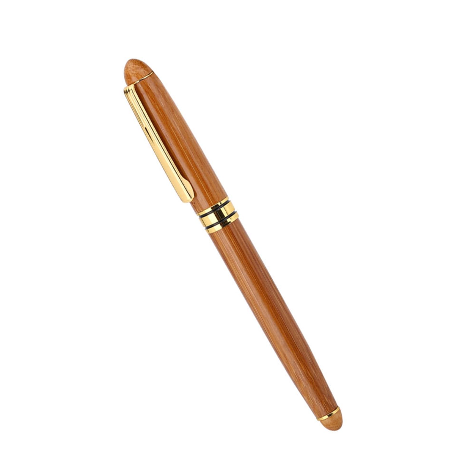 1 Piece Calligraphy Art Fountain Pen Broad Nib Pen with Bamboo Handle Chisel-Pointed Nib for Writing Gothic Arabic(0.7MM Nib ~2.9MM)(2.5mm)