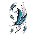 Wyuen 12 Sheets Butterfly Women Temporary Tattoo Stickers Animal Tattoos Body Art Waterproof Hand Fake Sticker (W12-03)