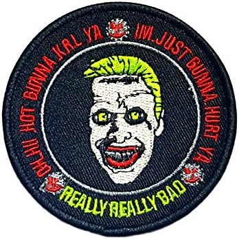 Application Classic DC Comics Jay Leto Joker Cosplay Badge Embroidered Iron or Sewn-On Applique Patch