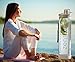 Zenfuze 3-in-1 Fruit Infuser Water Bottle with Flip Top Locking Lid, Clear (27 Ounce)