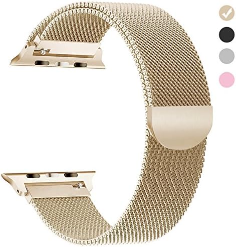 yamen Compatible for Apple Watch Band 38mm 42mm Milanese Loop for iwatch Band Series 2 Series 3