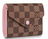 Practical Compact wallets 2019 Victorine Zippy coin purse real Leather Pocket Organizer Damier Brown N61700