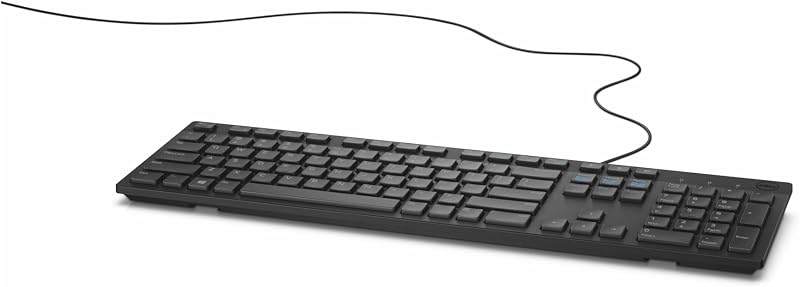 Dell Multimedia Keyboard KB216 USB-A UK QWERTY Black