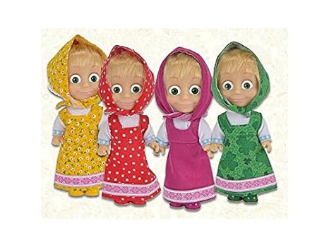Puppe Mascha und der Bär 12 cm Spielzeug Geschenk Xag