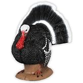 Delta McKenzie Strutter Turkey Archery Target - Lifelike 3D Self-Healing Foam Design, Durable Bow &amp; Crossbow Practice Target for Field Points &amp; Broadheads, Realistic Strutting Turkey for Bowhunting