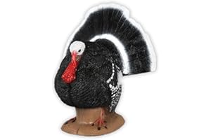 Delta McKenzie Strutter Turkey Archery Target - Lifelike 3D Self-Healing Foam Design, Durable Bow & Crossbow Practice Target for Field Points & Broadheads, Realistic Strutting Turkey for Bowhunting