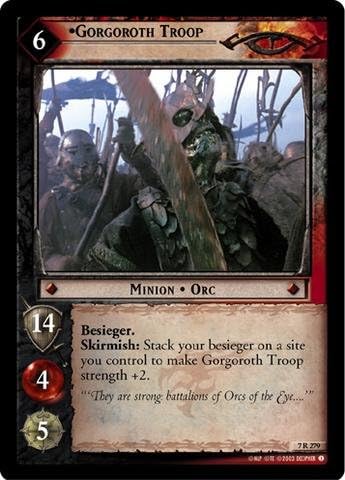 Lord of the Rings TCG - Gorgoroth Troop - The Return of the King