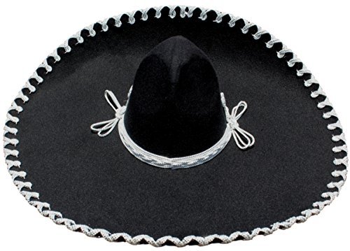 Authentic Mariachi Hat Jaripeo Mexican Sombrero Hats Made in Mexico (Choose Size & Color)