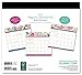 Orange Circle Studio 2019 Magnetic Monthly Calendar Pad, August 2018 - December 2019, Bold Blossoms