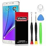 Note 5 Battery Upgraded iPosible 3200mAh Li-Polymer Battery Replacement Samsung Galaxy Note 5 SM-N920 N920V(Verizon) N920A(at&T) N920T(T-Mobile) N920P(Sprint) Removal Tools[24 Month Warranty]