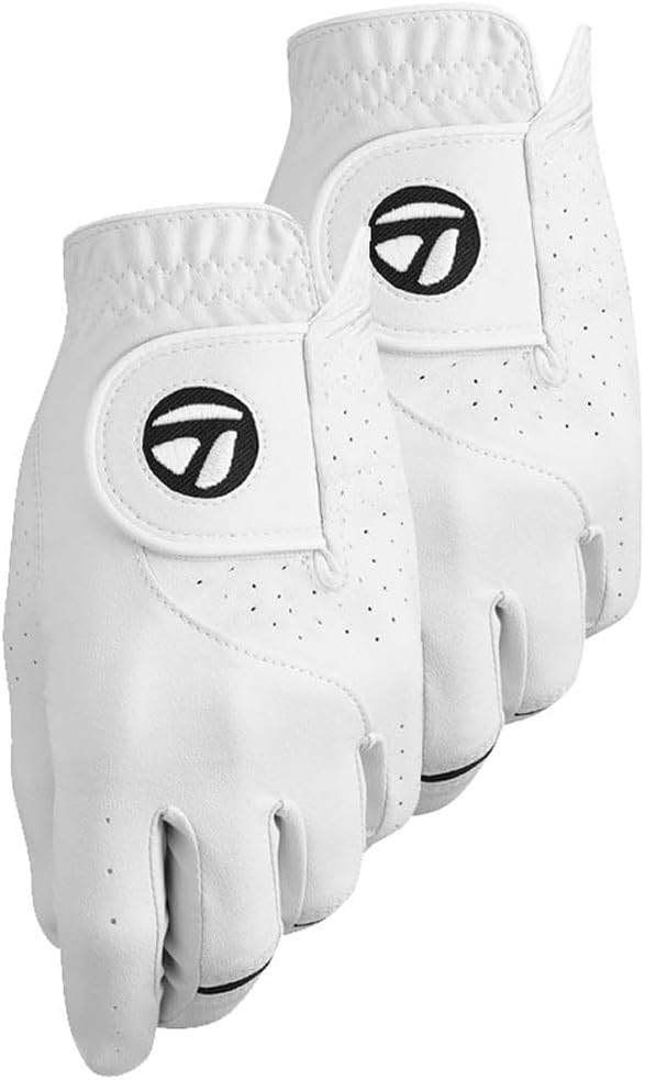 TaylorMade Men's Golf Glove White Medium