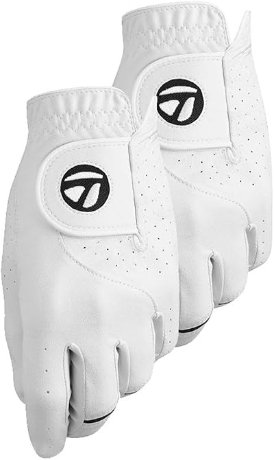 TaylorMade Men's Golf Glove White Medium