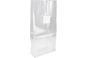 TEXALAN(R) Mushroom Grow Bags with 0.5 Micron Filter 3 Mil Polypropylene for Substrate Autoclavable Mushroom Cultivation 8"X5