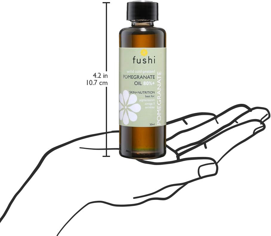 Fushi Pomegranate 80%+ Omega 5 Oil 50ml, pale yellow to golden yellow, 50 ml (Pack of 1) - Image 4