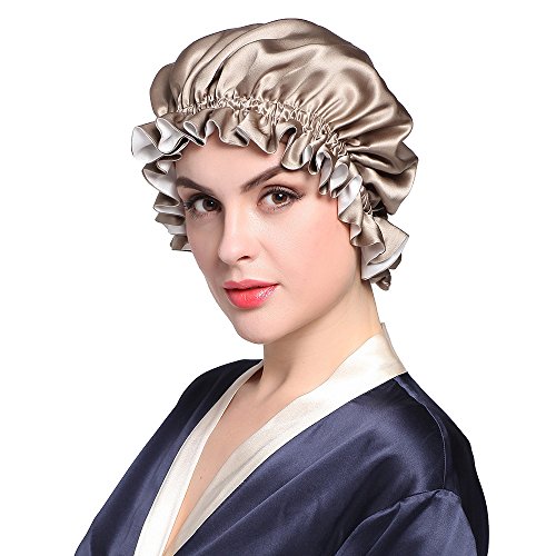 LilySilk Silk Night Sleep Cap for Women 