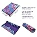 KUYOU Yoga Mat Foldable 1/16 Inch Thick Non-Slip Travel Yoga Mat Cover Pad Sweat Absorbent and Soft Lightweight Exercise Workout Mat with Stretch Band Strap for Yoga Pilates and Fitnessthumb 1