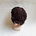 Tinksky Wig Beard Hats Knit Beard Mask Warm Winter Caps Funny Mask Beanie christmas gift for Men Women (Brown)
